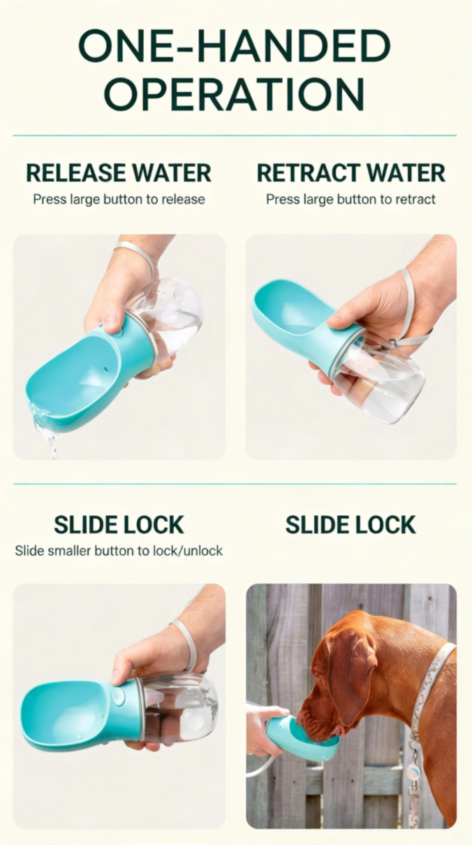 One-handed operation instructions